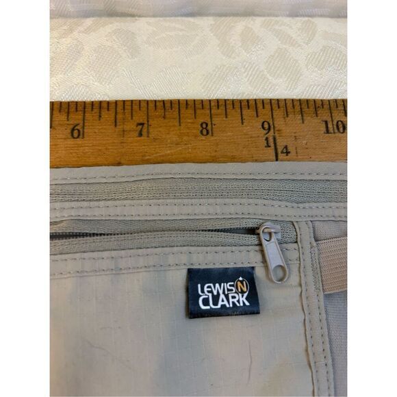 Lewis N Clark Fanny pack waist bag 2 zippers adjustable belt 11x5” packable mone - Picture 6 of 10